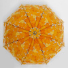 Зонт-трость полуавтом. "Листопад", 8спиц, R=40см, желтый